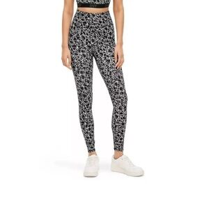 Diane Von Furstenberg x Target Cracked Glass Black & White Leggings Size XS NWT